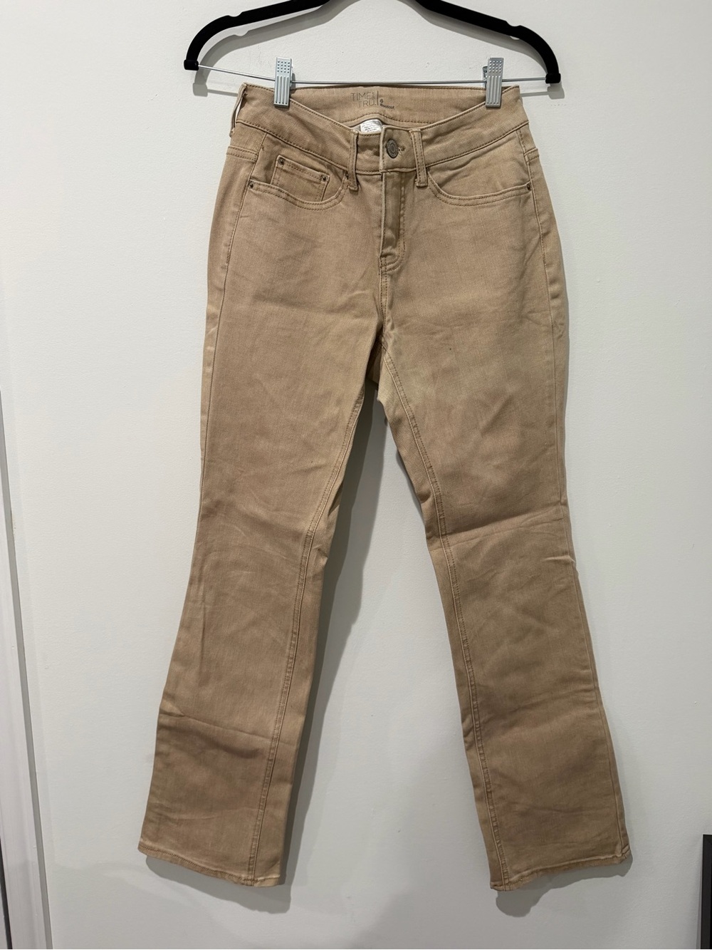 Time and Tru Beige Flare Jeans